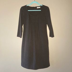 Calvin Klein Gray Dress 4 career work sexy Elegant.